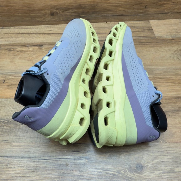 ON Brand Cloud Cloudmonster Nimbus Blue/Green Women's size 8 Running Shoes - Picture 5 of 9